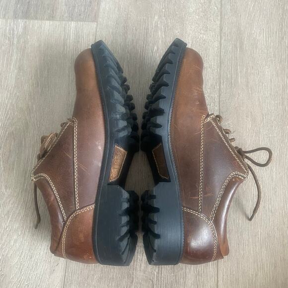 EASTLAND Mens Lacer Beams Dark Brown Leather Lace Up Boot Shoe Size 8.5 NEW - Picture 4 of 8